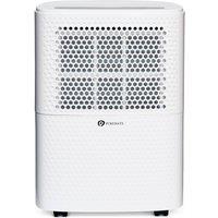 PureMate 12L/Day Dehumidifier w/ Air Purifier, Digital Humidity Display, 12 Litre, Continuous Drainage w/ Drainage Hose & 24Hr Timer - For Home &