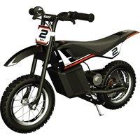 Razor Kids Electric Motorbike - MX125 Black Dirt Rocket Bike for Children 7+ w/ 8 mph Max Speed & 40 Minute Ride Time, Up to 5 Mile Range, 100W Ride