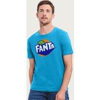 Fanta Men's 2016 Logo T-Shirt in Mid Blue | Size: Small