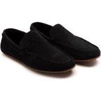 Off the Hook Men's DUVAL' Boys Suede Leather Slip on Casual Loafer Shoes in Navy | Size: 13