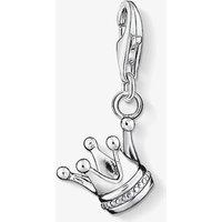 THOMAS SABO Women's Silver Crown Dropper Charm 0887-001-12