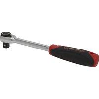 Loops 72-Tooth Compact Head Ratchet Wrench - 1/2" Sq Drive - Flip Reverse - Soft Grip