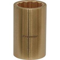 Loops 17mm Non-Sparking WallDrive Socket - 1/2" Square Drive - Beryllium Copper