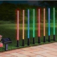 Marco Paul 8 Large Solar Powered Stake Rainbow Lights