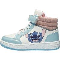 Disney Girl's Stitch High Top Trainers in White | Size: Infant 6