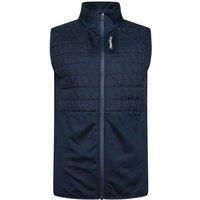 Stromberg Men's Penrith Quilted Golf Gilet in Blue | Size: 2XL