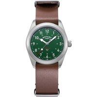Rotary Men's GS05535-56 Commando 37mm Quartz Watch in Green