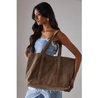 Faith: Suede Large Tote Bags