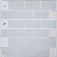 10 PCS Peel and Stick Wall Tile Stickers