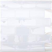 10 PCS Peel and Stick Wall Tile Stickers