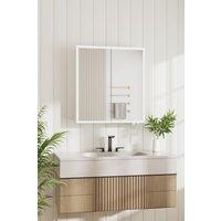 Illuminated Double Door Frameless LED Mirror Cabinet