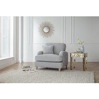 The Great Sofa Company Orla Arm Chair Manhattan Apricot in Light Grey