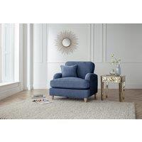 The Great Sofa Company Orla Arm Chair Manhattan Apricot in Navy