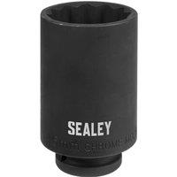 Loops 46mm DEEP Impact Socket Bit - 12-Point Ball Joint - For Renault & Vauxhall