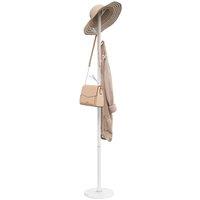 Berkfield Home Coat Stand White 175 cm Powder-coated Iron