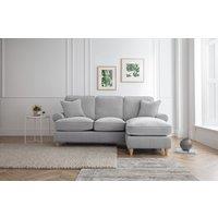 The Great Sofa Company Ezra Right Hand Chaise Sofa Manhattan Ice in Light Grey
