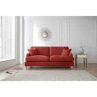 The Great Sofa Company Orla 3 Seater Sofa Manhattan Navy in Terracotta