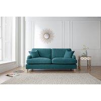 The Great Sofa Company Orla 3 Seater Sofa Manhattan Navy in Emerald