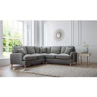 The Great Sofa Company Orla 2 Corner 2 Manhattan Ice (no cutout) in Charcoal