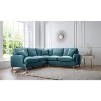 The Great Sofa Company Orla 2 Corner 2 Manhattan Ice (no cutout) in Emerald