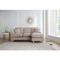 The Great Sofa Company Orla Right Hand Chaise Sofa Manhattan Charcoal in Taupe