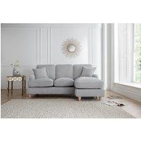 The Great Sofa Company Orla Right Hand Chaise Sofa Manhattan Charcoal in Light Grey