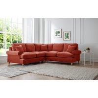 The Great Sofa Company Ezra 2 Corner 2 Manhattan Apricot in Terracotta