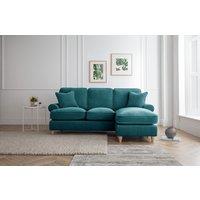 The Great Sofa Company Ezra Right Hand Chaise Sofa Manhattan Emerald