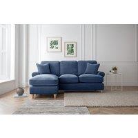 The Great Sofa Company Ezra Left Hand Chaise Sofa Manhattan Navy