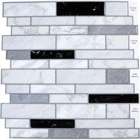 10Pcs Self-Adhesive Wall Tile Stickers