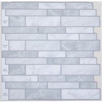10Pcs Self-Adhesive Wall Tile Stickers
