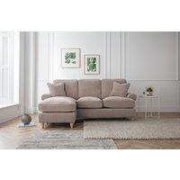 The Great Sofa Company Ezra Left Hand Chaise Sofa Manhattan Putty in Taupe