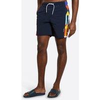 Nautica Men's Pietro 7" Swim Short in Dark Navy | Size: Small