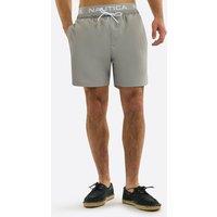 Nautica Men's Guam 6 Swim Short in Light Grey | Size: Medium