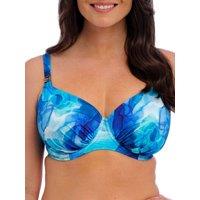 Fantasie Women's Saunton Sands Full Cup Bikini Top in Blue | Size: 36F