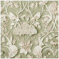 Fine Dcor Woodland Wallpaper in Green