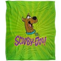 Warner Brothers Scooby Doo Officially Licensed Silky Touch Super Soft Throw Blanket 152 x 127 cm in White