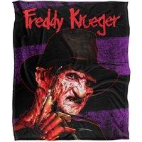 Warner Brothers Nightmare On Elm Street Silky Touch Super Soft Throw Blanket 152x127cm in White | Size: 152x127 cm