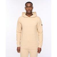 Duck&Cover Men's Hannings Zip Thru Hoodie in Stone | Size: Large