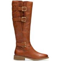 Cologne Up Knee High Boot British Tan Leather Knee High Boots