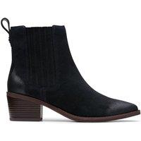 Morzine Top Ankle Boot Black Suede Chelsea Boots