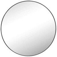 nielsen Acton Round Metal Frame Mirror Large 80cm in Black