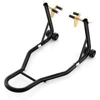 Costway Front Wheel Motorcycle Stand Highly Stable Universal Paddock Lift Stand in Black