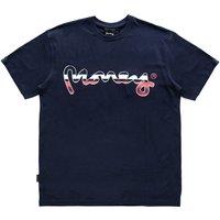 Money Men's Sig Ape Chrome Tee in Navy | Size: Large