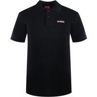 Diesel Men's T-Smith-D Black Polo Shirt | Size: Medium