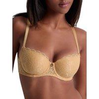 Aubade Women's Rosessence Care Half Cup Bra in Yellow | Size: 36G