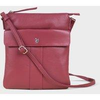 'AMBA' Soft Nappa Full Grain Real Leather Crossbody Bag