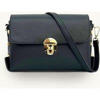 Apatchy London Women's The Bloxsome Leather Crossbody Bag in Black