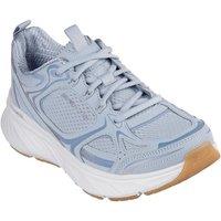 Skechers Women's Edgeride Silver Eclipse Trainers in Blue | Size: 4