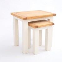 Cabinet Bits Nest of Tables - Set of 2 Tables in Off-White